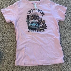 Pink Kids Graphic T-Shirt